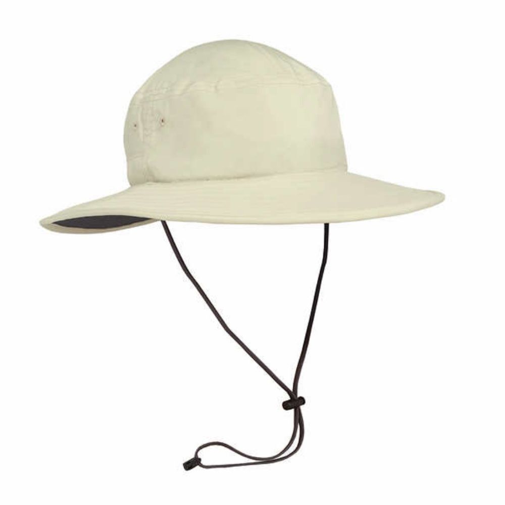 NWT Solar Escape UV Boonie Hat Adjustable UVF 50 Unisex Flexible Sun Hat Cream 